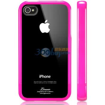 SGP Linear Crystal iPhone4 多彩水晶保护壳 深粉框