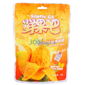 Shine Go 鲜果吧原味FD芒果片 18g
