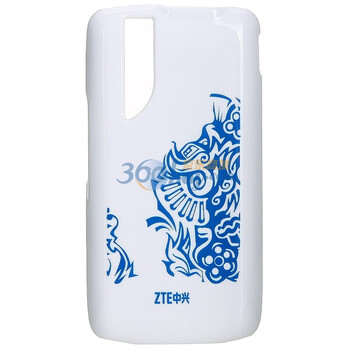 中兴（ZTE）SV811 原装手机PC保护壳_中国风图腾_瓷白 适用于中兴V880/U880/N880