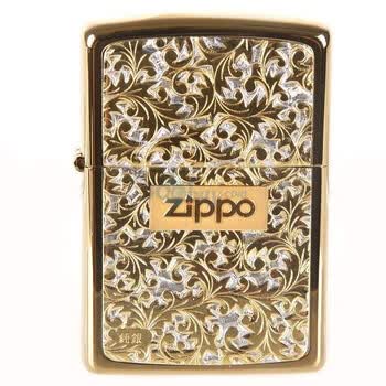 Zippo打火机纯银唐草k7