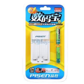 品胜数码宝电池充电器（配2支7号600mAh镍氢充电电池）