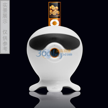 魔杰（MOGIC） Q50 ipod/iphone专用2.1音箱 卡通音箱白色
