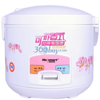 鸿智（hallsmart） HR-YB51 5L 印花可拆盖电饭煲