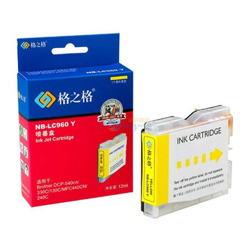 格之格（GGIMAGE）NB-LC960Y 墨盒（兼容兄弟 适用Brother DCP-540cn MFC440cn）（黄）