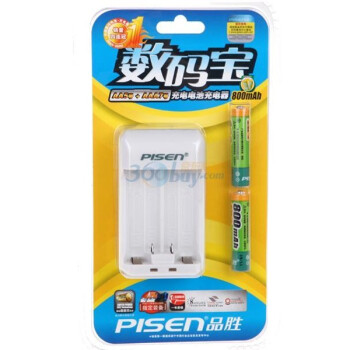 品胜（pisen）数码宝标准充套装(800mAh*2)