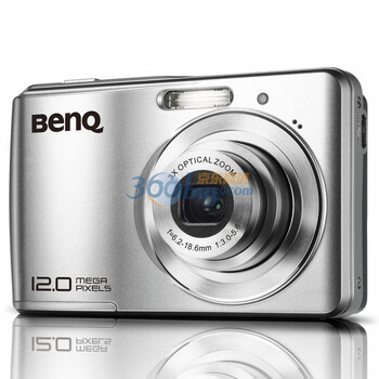明基（BenQ） C1268 数码相机（银色）