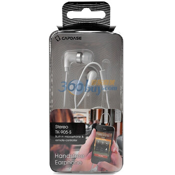 卡登仕（CAPDASE）线控耳机 入耳式（白色）适用于苹果（Apple）iphone 4 iphone 3g/3gs