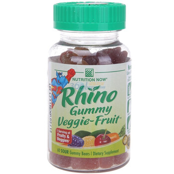 Rhino 犀牛超人儿童浓缩果蔬软糖 60粒/瓶