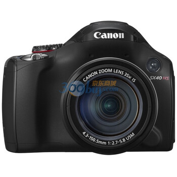 佳能（canon） PowerShot SX40 HS 数码相机（1210万像素 2.7寸可旋转液晶屏 35倍光学变焦 24mm广角）