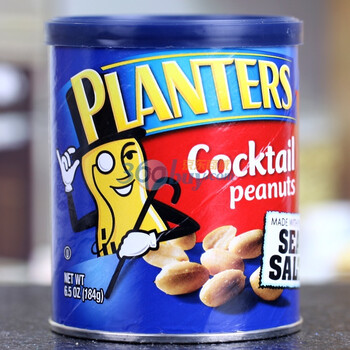 Planters绅士油焗鸡尾花生184g