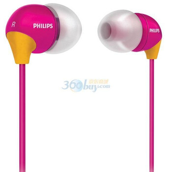 飞利浦（Philips）SHE3583/98 入耳式耳塞（粉色）