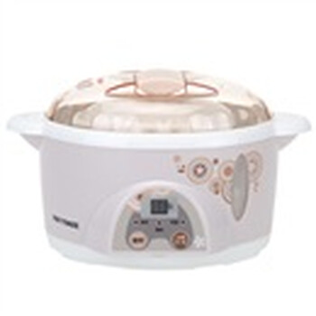 天际（TONZE）DDZ-10KD 微电脑电炖盅 隔水炖盅 1升 300W 隔水炖煮营养更美味（粉色）