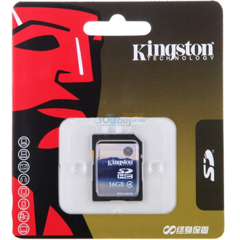 金士顿 （Kingston）16G SDHC卡（Class4）