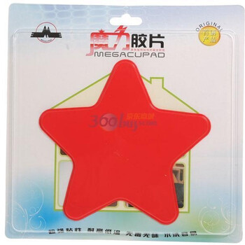 魔力胶片（MEGACUPAD）家车两用防滑垫（红色五角星）