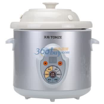天际（TONZE）DDG–W330MT 电炖锅 3升 450W 健康陶瓷，文火润炖（灰色）