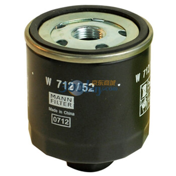 德国曼牌(MANN)机油滤清器W712/52 POLO 1.4/新甲壳虫 1.4/高尔夫IV/高尔夫V