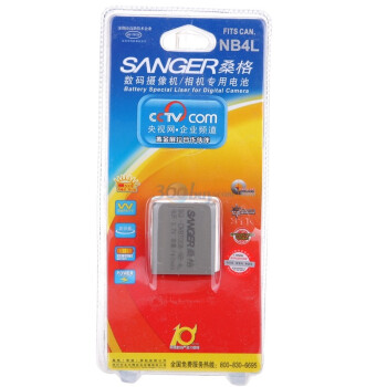 桑格（ＳＡＮＧＥＲ）NB4L 数码电池 适用于佳能IXUS80/100/110