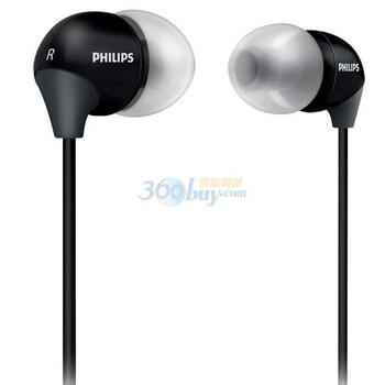 飞利浦（Philips）SHE3580/98 入耳式耳塞（黑色）