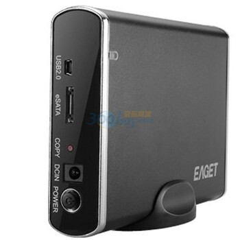 忆捷（Eaget）H100A 3.5英寸移动硬盘1TB（黑色）