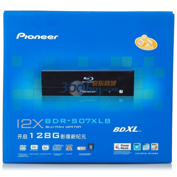 先锋（Pioneer）BDR-S07XLB 12速 内置蓝光刻录机（黑色）