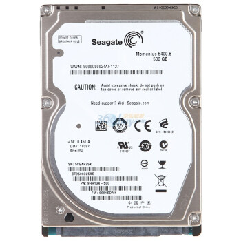 希捷（Seagate）500G ST9500325AS 5400转8M SATAII 笔记本硬盘