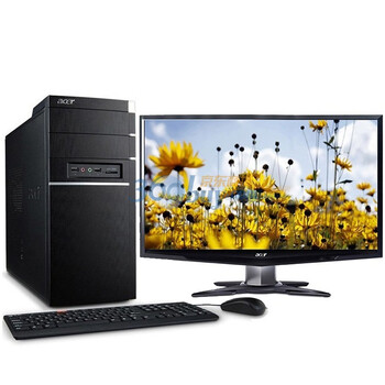 宏碁（Acer）AM3860台式电脑（i5-2320 4G 1TB 1G独显 DVD刻 读卡器 键鼠 Win7）
