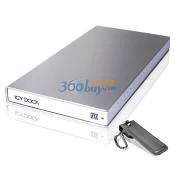 ICY DOCK MB663UB-1S-2 2.5寸SATA免工具硬盘外接盒（银色）