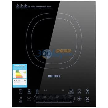 飞利浦（Philips） HD4931/11 黑微晶面板电磁炉 送汤锅（黑色）