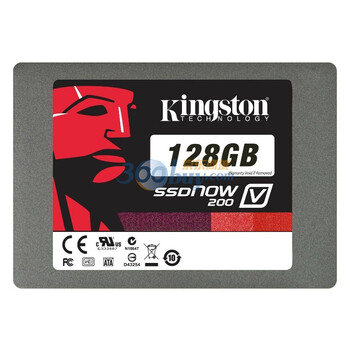 金士顿（Kingston）V200系列 SATA3.0 128G SSD固态硬盘（SV200S37A/128G）