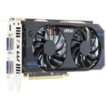 微星（MSI)N460GTX+M2D1GD5 778/4008MHz 1G/192bit GDDR5 PCI-E显卡