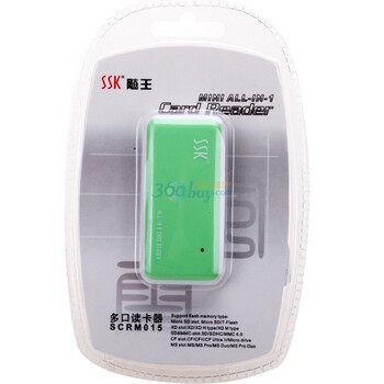 飚王（SSK）迷你ALL IN ONE 风云 多合一读卡器SCRM015（颜色随机）