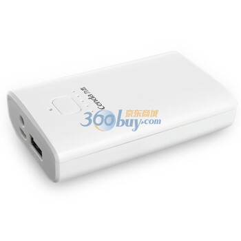 力杰（cenda）尚翼 M61 6600mah 移动电源 （珍珠白）送电源适配器