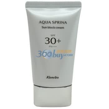 佳丽宝KANEBO雅呵雅AQUA SPRINA丝睿骄阳防晒霜SPF30+/PA+++/40g