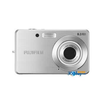 富士(fujifilm)J10数码相机(银色)机身厚度仅19mm