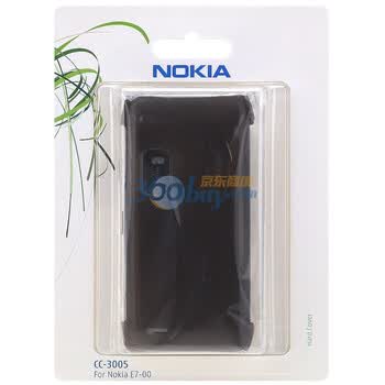 诺基亚（Nokia）CC-3005原装硬壳手机套 适用于诺基亚E7 黑色