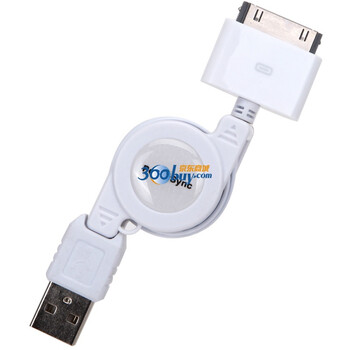 包尔星克（PowerSync）IPTU-08R ipod易拉线 0.8米