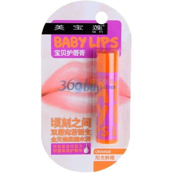 Maybelline美宝莲宝贝护唇膏-阳光鲜橙