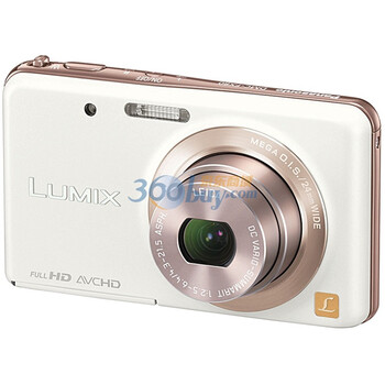 松下（Panasonic） DMC-FX80GK 数码相机 白色（1210万像素 3.0英寸液晶屏 5倍光学变焦 24mm广角）