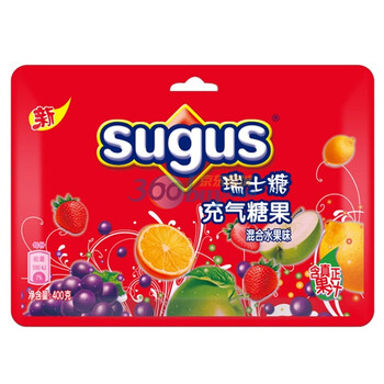 瑞士糖混合水果味袋装400g