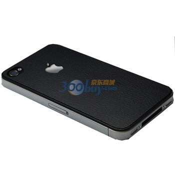 SGP Skin Guard iPhone4 皮质背贴 黑色