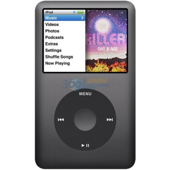 苹果（APPLE）iPod classic 3代 160G MC297CH/A MP3播放器（黑色）