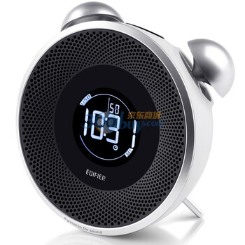 漫步者（EDIFIER）M0 pro 支持SD、USB、FM、智能时钟 笔记本便携式音箱 白色