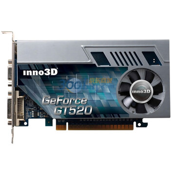 映众（inno3D）GT520游戏海量 810/1333MHZ 1024M/64Bit DDR3 PCI-E 显卡