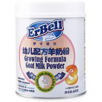 Erbell 伊卡蓓尔经典3段幼儿配方羊奶粉600g