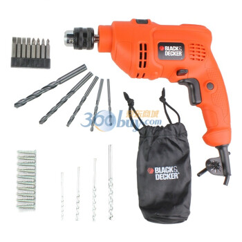 Black & Decker 百得 KR504REP20 冲击钻套装（37件套）