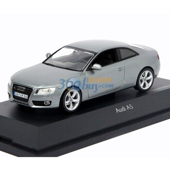 1:43奥迪a5coupé车模/ 银灰色 