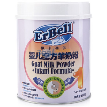 Erbell 伊卡蓓尔经典1段婴儿配方羊奶粉600g