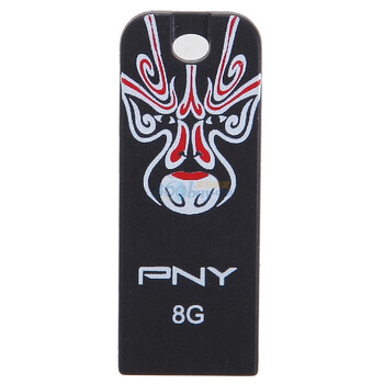 必恩威（PNY）U盘 脸谱盘8G（黑色）