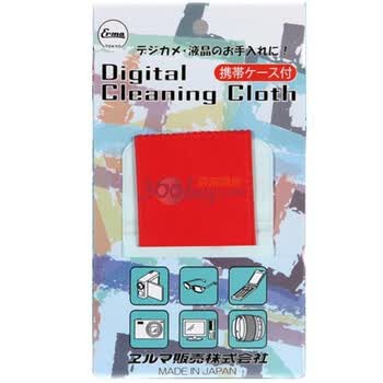 日本原装进口爱尔玛（ERMA）超微纤维镜头布（便携装）（红色）
