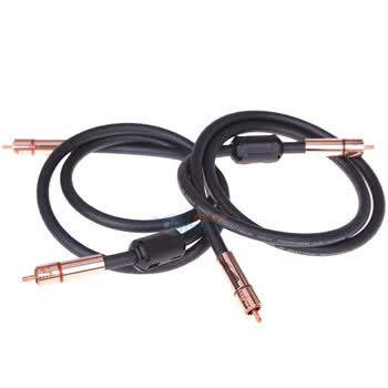 德国雅堡（YARBO）原装HIFI-1203BW-F 发烧级三芯纯银讯号线 1米